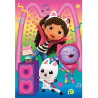 DINO Puzzle Gábinin kúzelný domček: Disco párty 24+48 dielikov