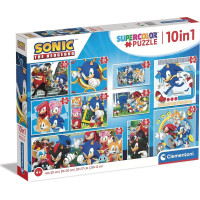 CLEMENTONI Puzzle Ježko Sonic 10v1