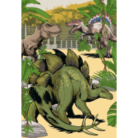 DINO Puzzle Jurský svet 24+48 dielikov