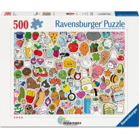 RAVENSBURGER Puzzle Koláž plná chaosu 500 dielikov