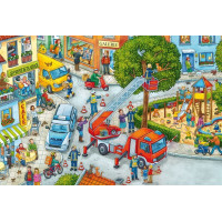 SCHMIDT Puzzle Hasiči 3x24 dielikov