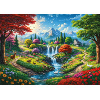 ART PUZZLE Puzzle Na úpätí hôr 500 dielikov