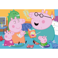 DINO Puzzle Prasiatko Peppa: Domov 24+48 dielikov