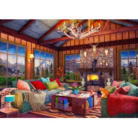 BLUEBIRD Puzzle Prázdninová chata 500 dielikov