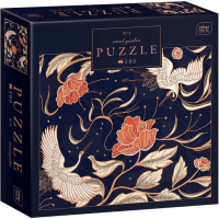 INTERDRUK Puzzle Secret Garden: Žeriavy a kvety 500 dielikov