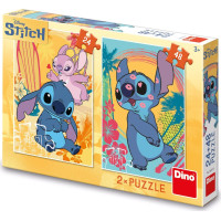 DINO Puzzle Zamilovaný Stitch 24+48 dielikov