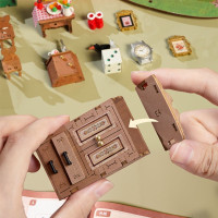 ROBOTIME Rolife DIY 3D drevené puzzle Rozprávkový domček na strome s LED osvetlením