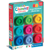CLEMENTONI Soft Clemmy Sada 9 mäkkých kociek