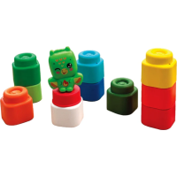 CLEMENTONI Soft Clemmy Sada 10 mäkkých kociek + figúrka draka