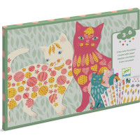 DJECO Tvorenie z papiera Mačky