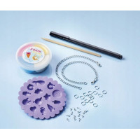 TOTUM Sada na výrobu náramkov zo samotvrdnúcej modelíny