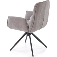 Jedálenská otočná stolička K574 - popolavo šedá