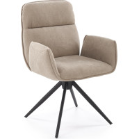 Jedálenská otočná stolička K574 - tmavo béžová