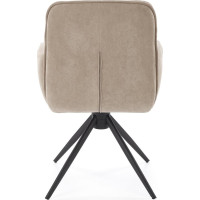 Jedálenská otočná stolička K574 - tmavo béžová