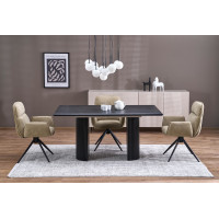 Jedálenská otočná stolička K574 - tmavo béžová