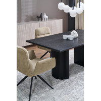 Jedálenská otočná stolička K574 - tmavo béžová