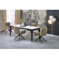 Jedálenská otočná stolička K574 - tmavo béžová