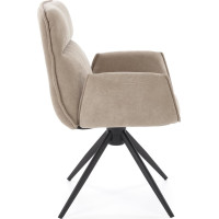 Jedálenská otočná stolička K574 - tmavo béžová