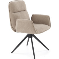Jedálenská otočná stolička K574 - tmavo béžová