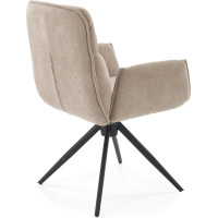 Jedálenská otočná stolička K574 - tmavo béžová