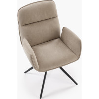 Jedálenská otočná stolička K574 - tmavo béžová