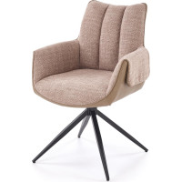 Jedálenská otočná stolička K579 - hnedá