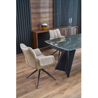 Jedálenská otočná stolička K579 - hnedá