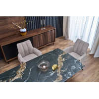 Jedálenská otočná stolička K579 - hnedá