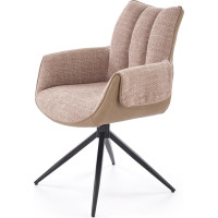 Jedálenská otočná stolička K579 - hnedá