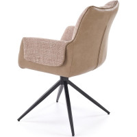 Jedálenská otočná stolička K579 - hnedá