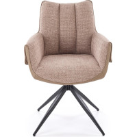 Jedálenská otočná stolička K579 - hnedá