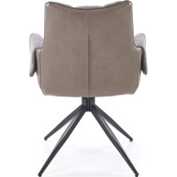 Jedálenská otočná stolička K579 - popolavo šedá