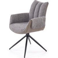 Jedálenská otočná stolička K579 - popolavo šedá