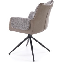 Jedálenská otočná stolička K579 - popolavo šedá