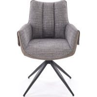 Jedálenská otočná stolička K579 - popolavo šedá