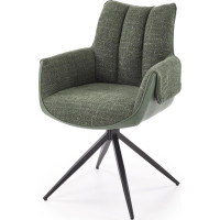 Jedálenská otočná stolička K579 - zelená