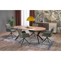 Jedálenská otočná stolička K579 - zelená