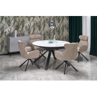 Jedálenská otočná stolička K571 - tmavo béžová