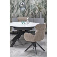 Jedálenská otočná stolička K571 - tmavo béžová