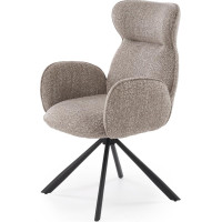 Jedálenská otočná stolička K571 - tmavo béžová