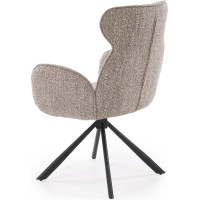 Jedálenská otočná stolička K571 - tmavo béžová