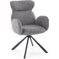 Jedálenská otočná stolička K571 - popolavo šedá