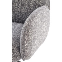 Jedálenská otočná stolička K571 - popolavo šedá