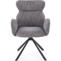 Jedálenská otočná stolička K571 - popolavo šedá