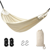 Záhradná hojdacia sieť BOHO 200 cm - ecru