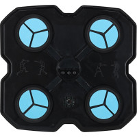 Boxerský nástenný trenažér KX3006 s hudbou, LED a USB + rukavice