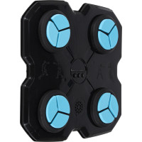 Boxerský nástenný trenažér KX3006 s hudbou, LED a USB + rukavice