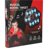 Boxerský nástenný trenažér KX3007 s hudbou, LED a USB + rukavice