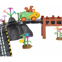 Magnetická závodná dráha - 2 svietiace vozidlá - 310 prvkov