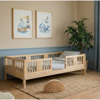 Detská posteľ z masívu borovice LUNA 10 - 160x80 cm